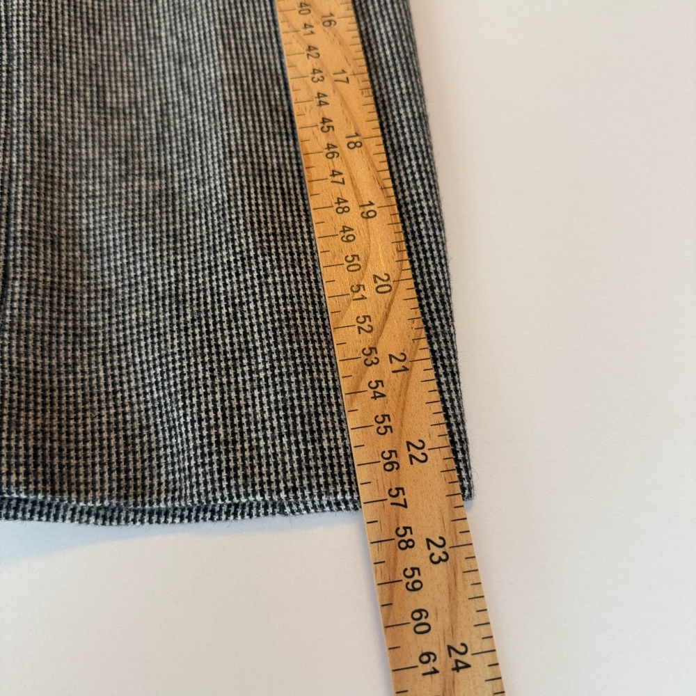 Evan Picone Black & White Tweed Blazer Wool Lined Size 14 Classic Career Jacket - Picture 14 of 14